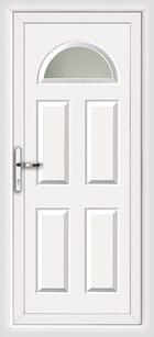 Coventry Iskar white upvc back door